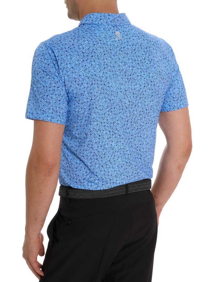 Robert Graham Sandzabar Polo Periwinkle | 38729CJZL