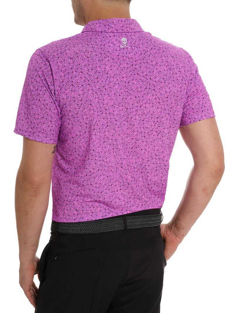 Robert Graham Sandzabar Polo Periwinkle | 38729CJZL