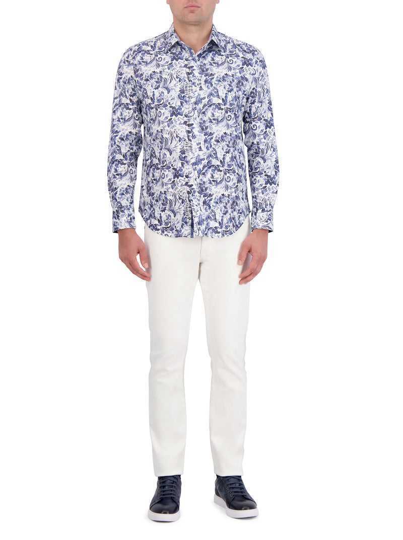 Robert Graham Santa Cruz Long Sleeve Button Down Shirt Blue | 65790UIOF