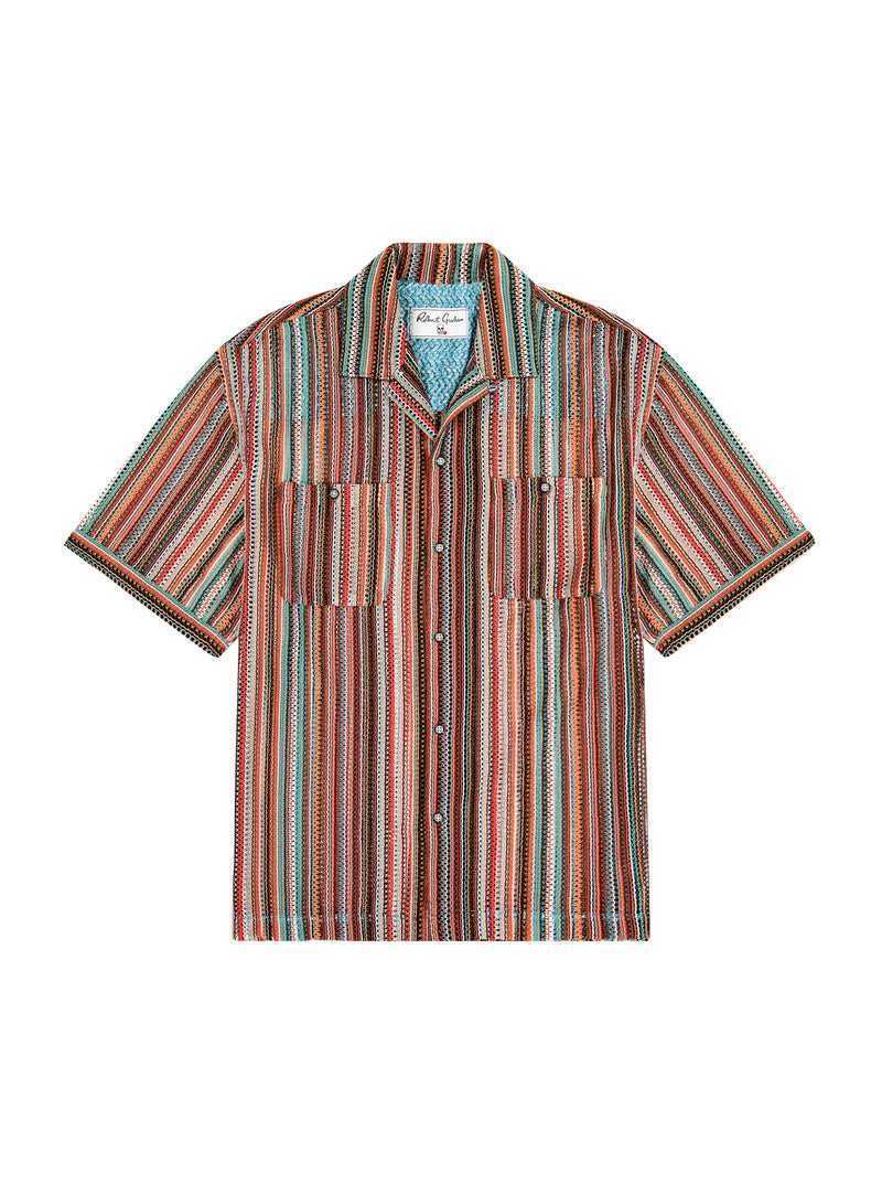 Robert Graham Serape Short Sleeve Button Down Shirt Multi | 19764MPQK