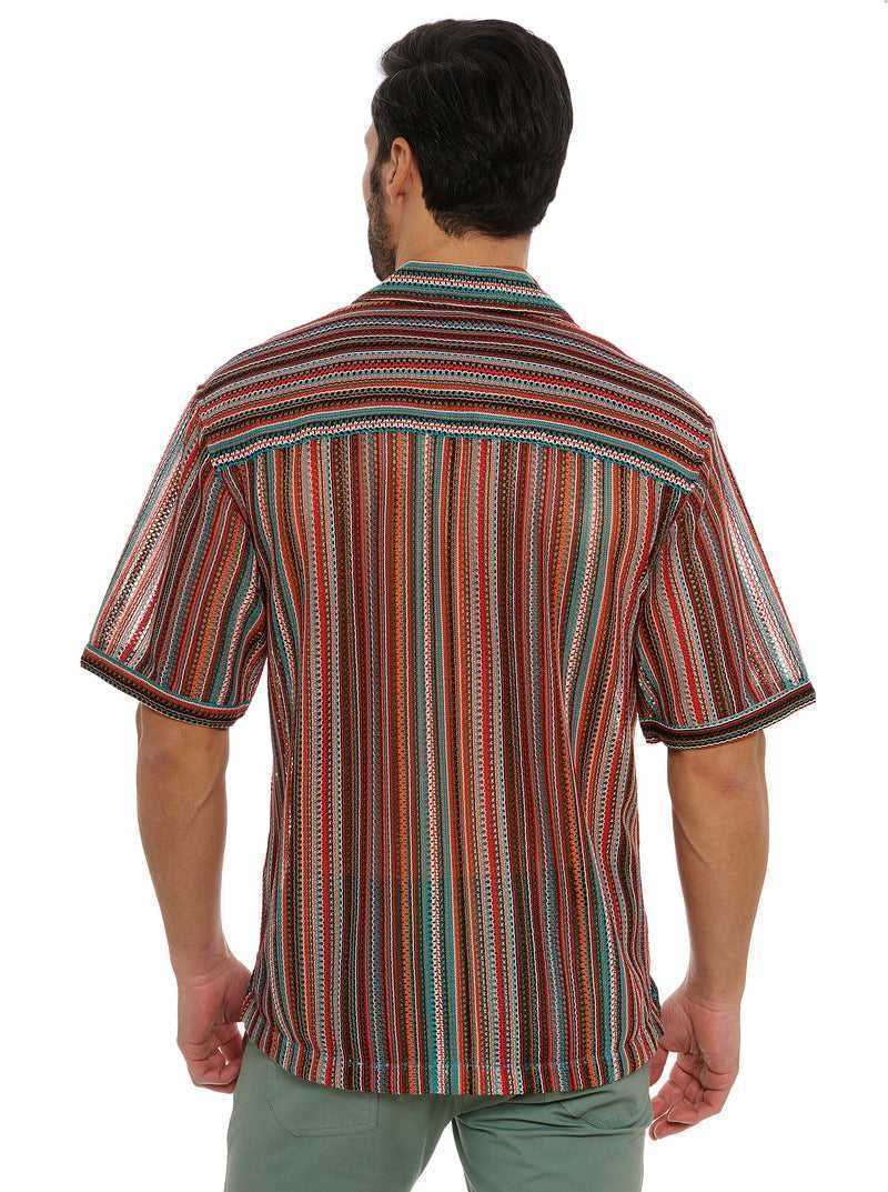 Robert Graham Serape Short Sleeve Button Down Shirt Multi | 19764MPQK