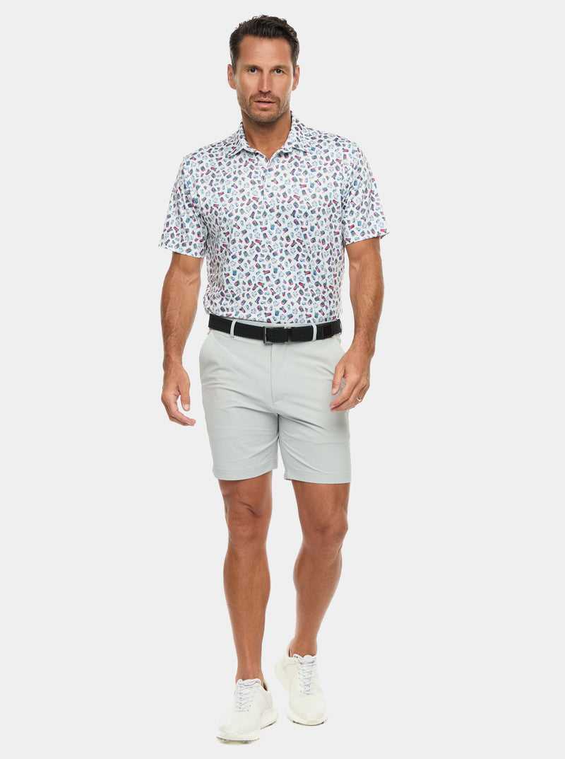 Robert Graham Shuffle N Shake Short Sleeve Knit Polo Magenta | 25861XYOG