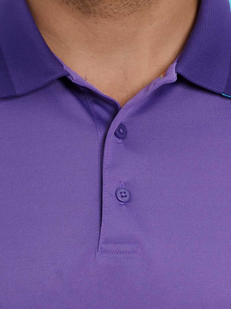 Robert Graham Skull Rose Polo Purple | 03672RTDY