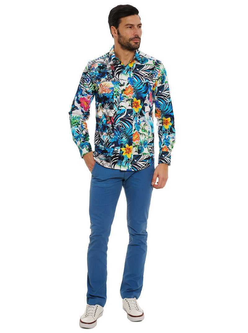 Robert Graham Tahiti Long Sleeve Button Down Shirt Multi | 95806CGMI