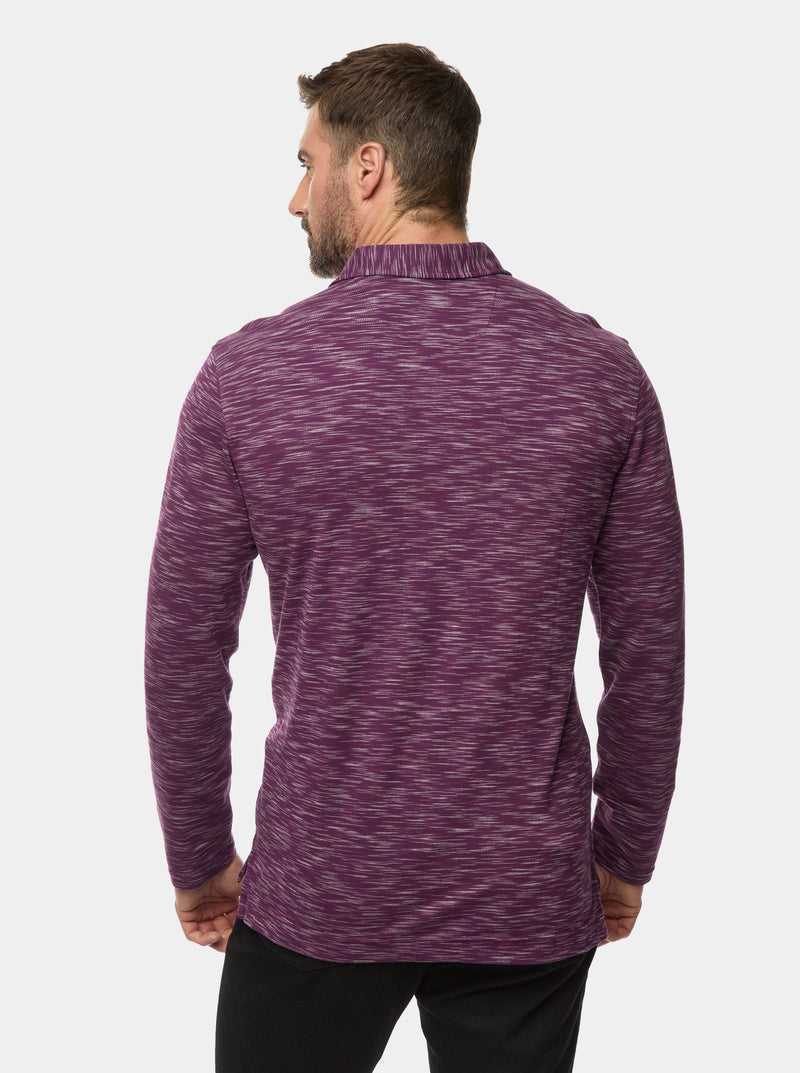 Robert Graham Thales Long Sleeve Polo Navy | 84061UZGM