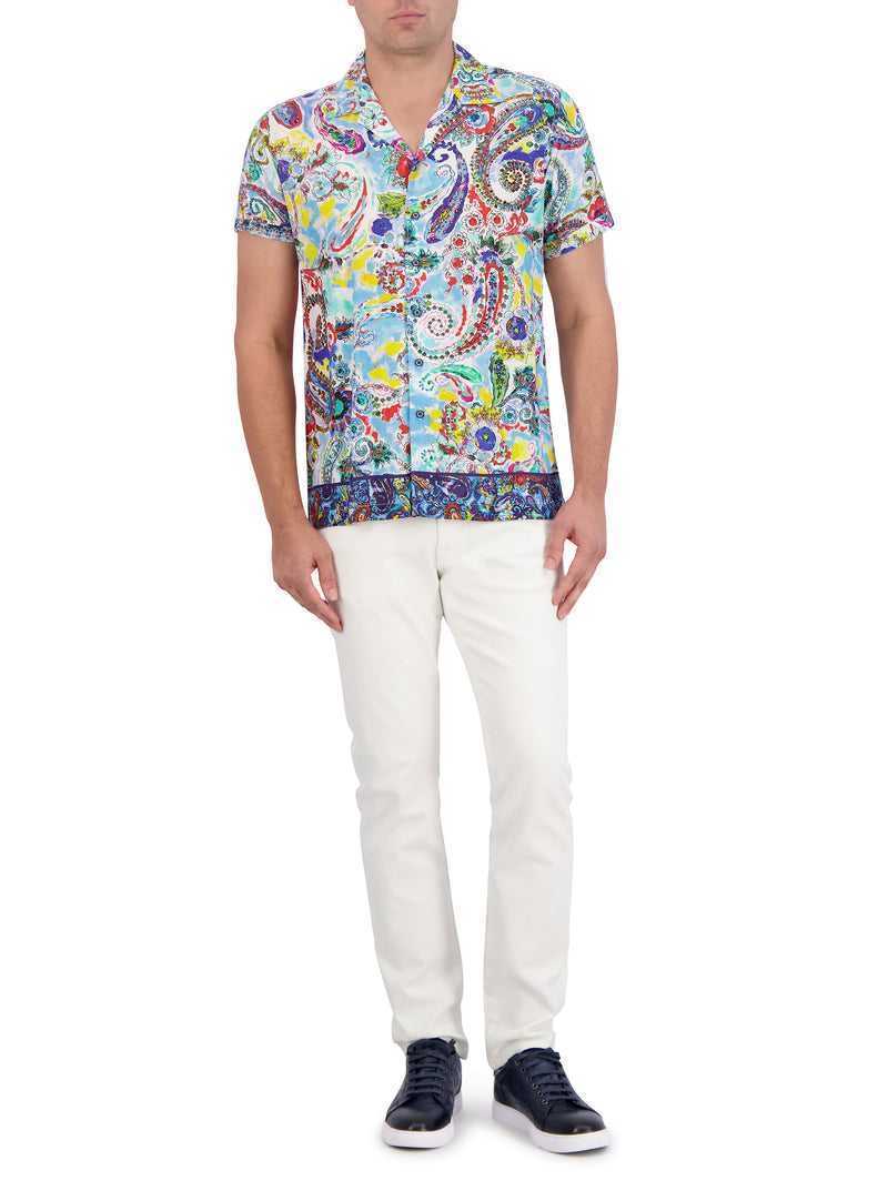 Robert Graham The Drake Short Sleeve Button Down Shirt Multi | 95862YSBM