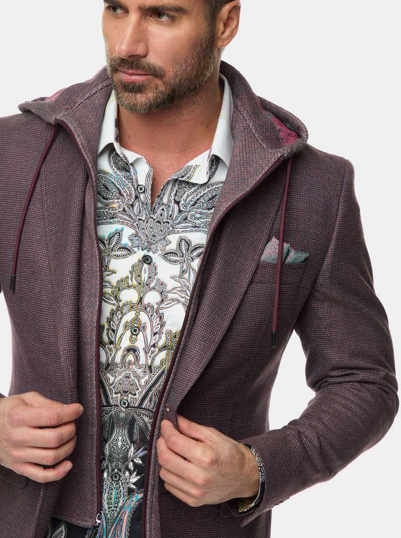 Robert Graham The Jetset Iii Woven Sport Coat Bordeaux | 71658DFNZ