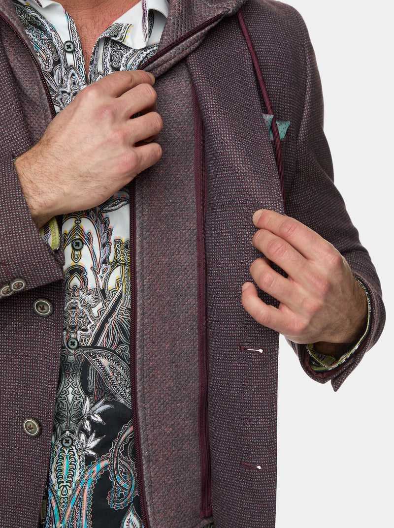 Robert Graham The Jetset Iii Woven Sport Coat Bordeaux | 71658DFNZ