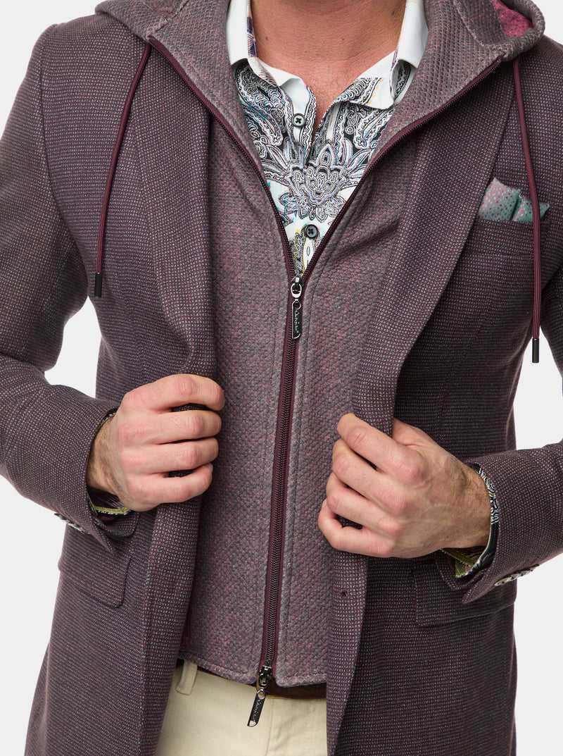 Robert Graham The Jetset Iii Woven Sport Coat Bordeaux | 71658DFNZ