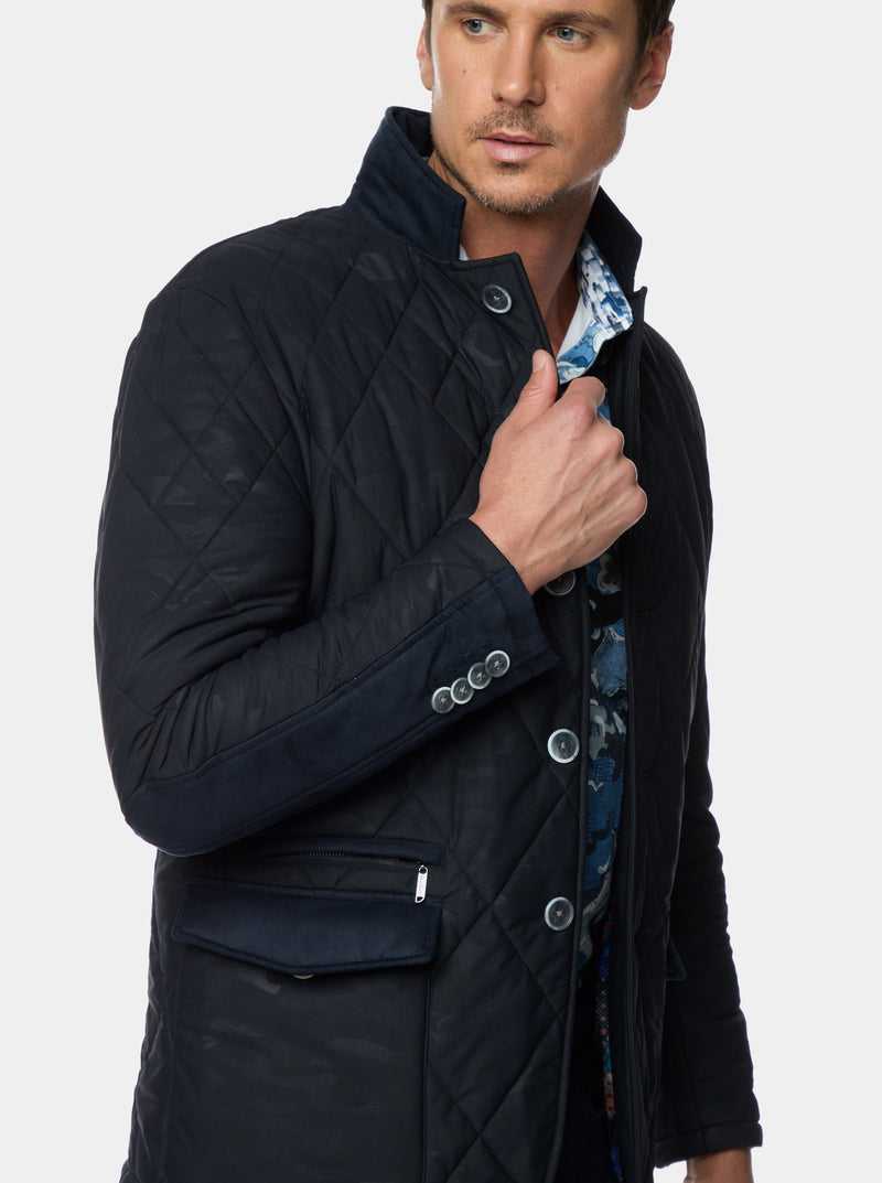 Robert Graham The Jetset V Woven Jacket Black | 80736HVTU