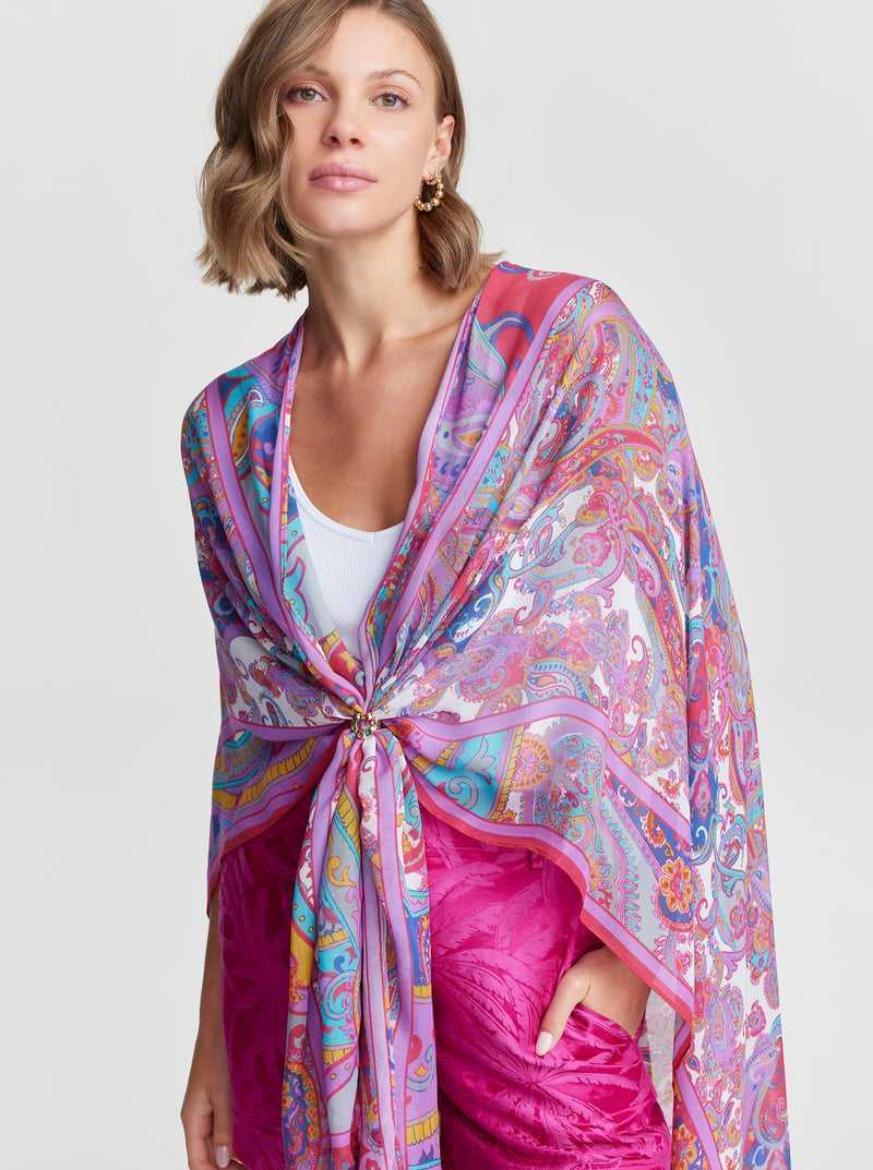 Robert Graham The Ruby Wrap Multi | 24691NVLF