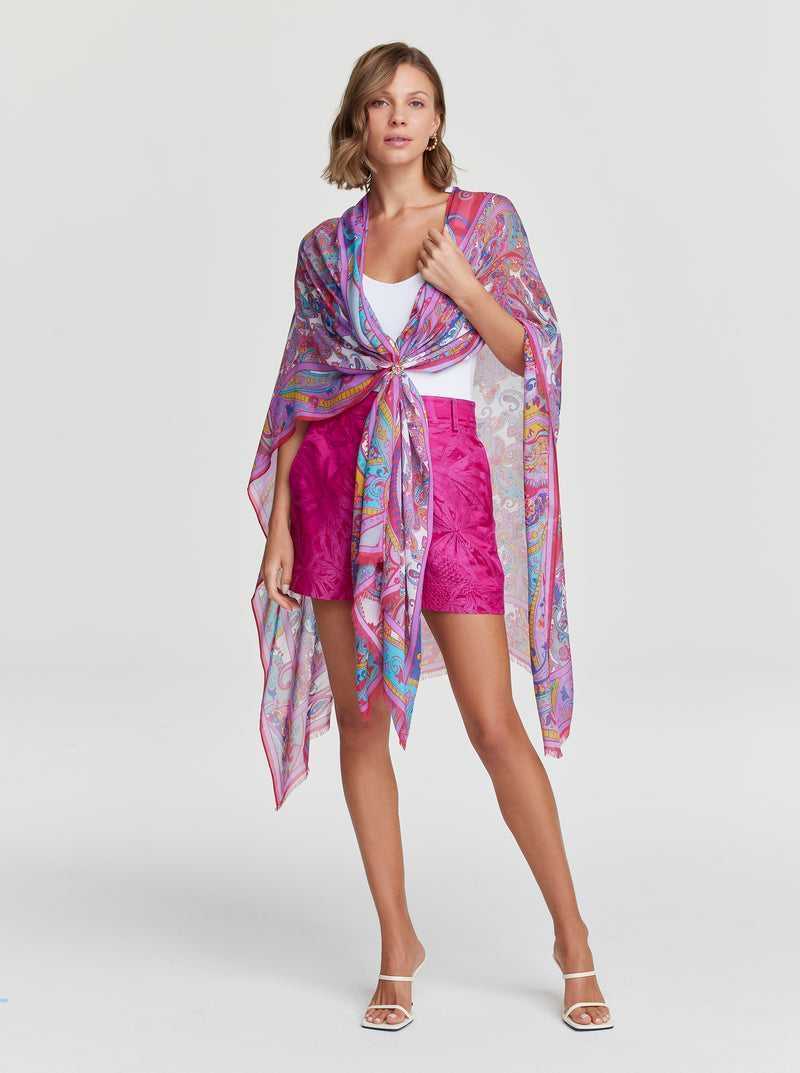 Robert Graham The Ruby Wrap Multi | 24691NVLF