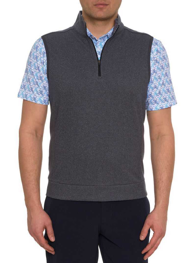 Robert Graham Treviso Performance Vest Charcoal | 53914ZBSA