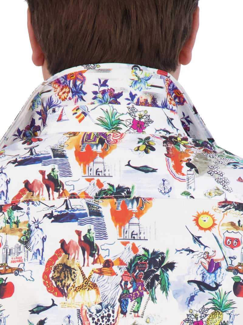 Robert Graham Trippin Short Sleeve Button Down Shirt Multi | 26379KMVN