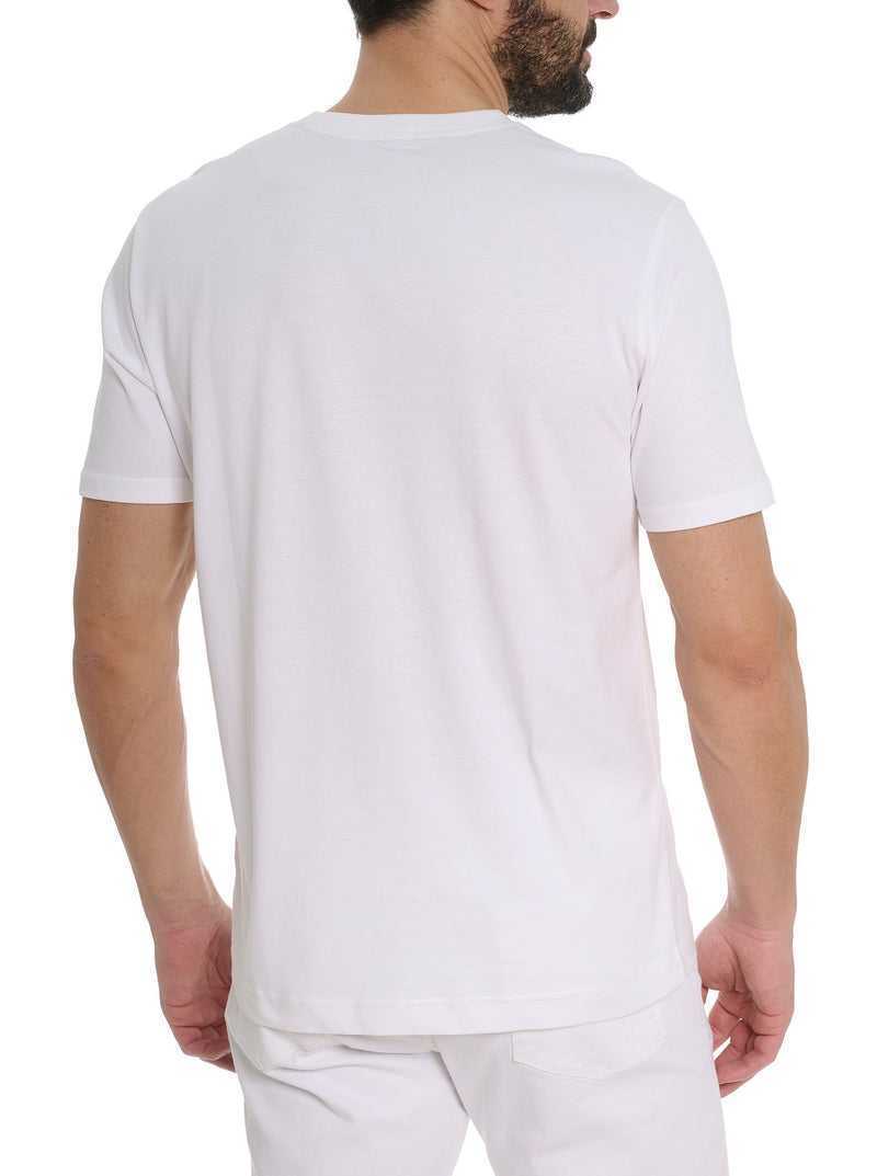 Robert Graham Wavy Ride T-shirt White | 53741JMQZ