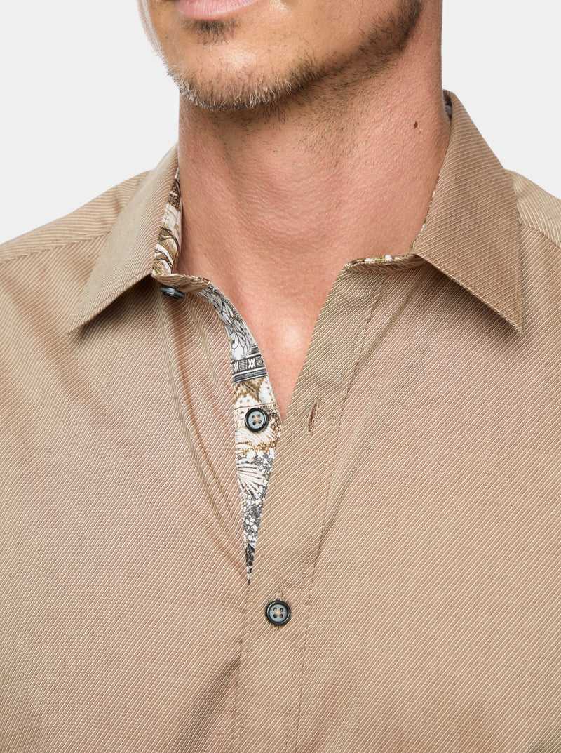 Robert Graham Wayfarer Long Sleeve Button Down Shirt Khaki | 37218SJHQ