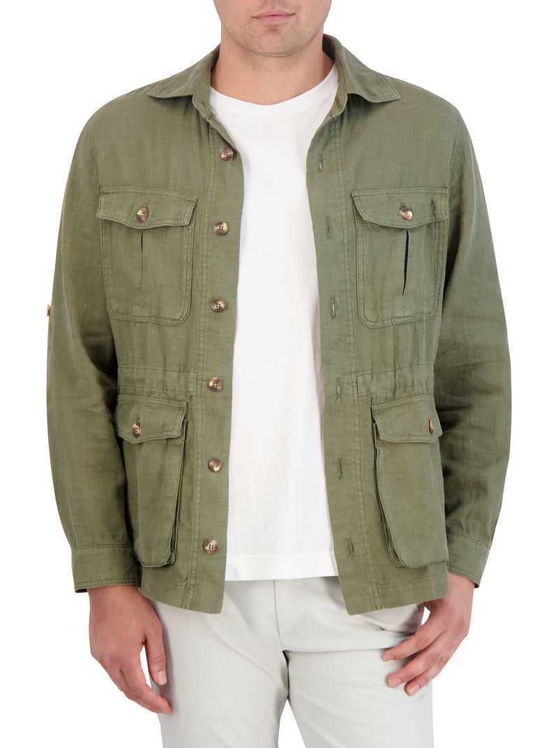 Robert Graham Weston Sahara Jacket Olive | 32781VDQL