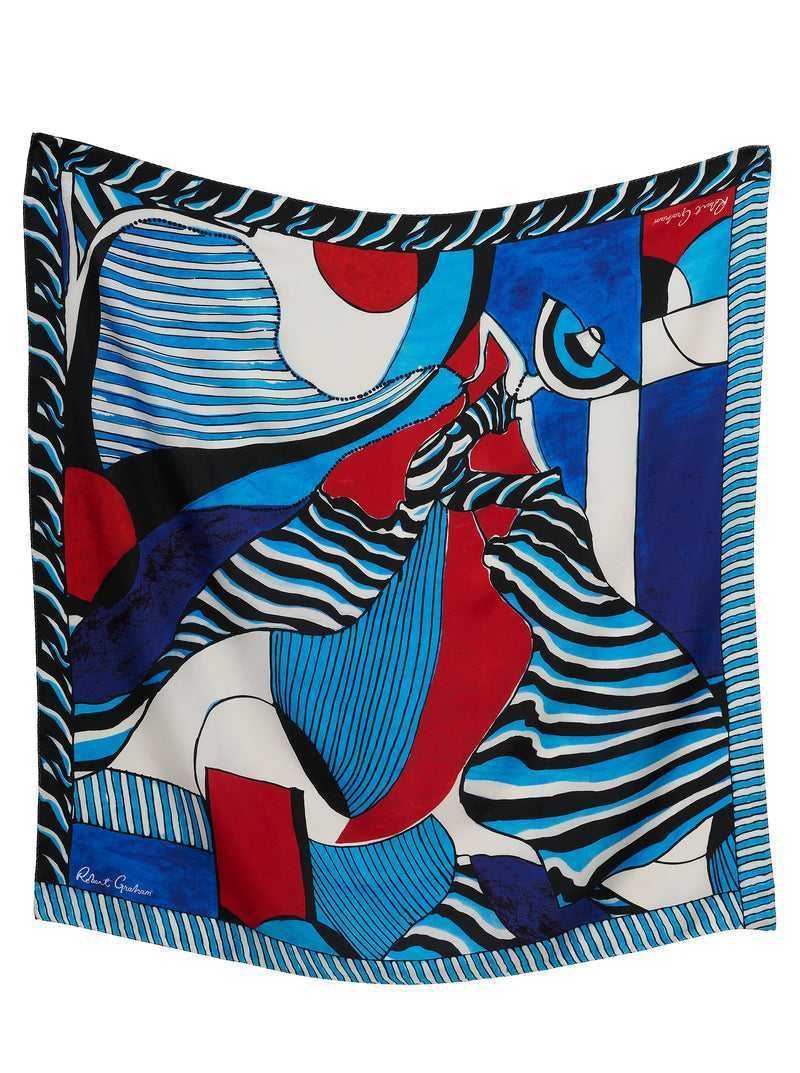 Robert Graham Yacht Lady Square Scarf Multi | 82176SRIP