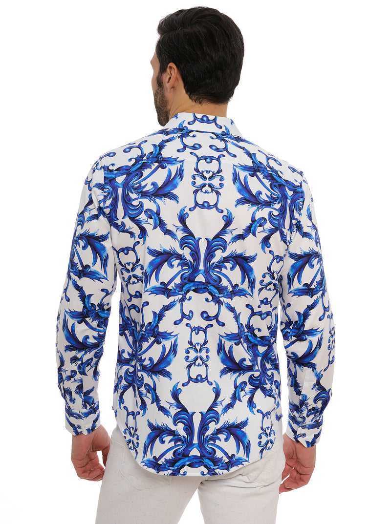 Robert Graham Zuma Long Sleeve Button Down Shirt Blue | 98356WJTM